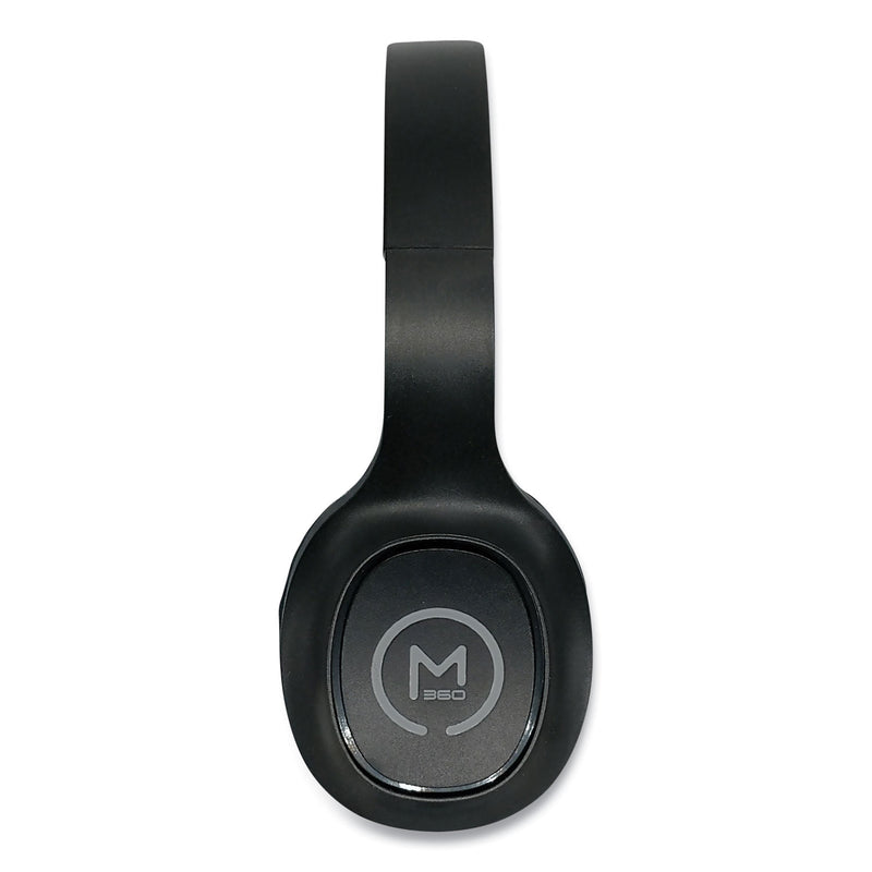 Morpheus 360 TREMORS Stereo Wireless Headphones with Microphone, 3 ft Cord, Black