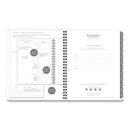 AT-A-GLANCE Elevation Linen Weekly/Monthly Planner, 8.75 x 7, Charcoal Cover, 12-Month (Jan to Dec): 2023