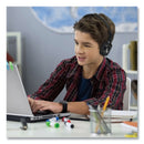 Morpheus 360 TREMORS Stereo Wireless Headphones with Microphone, 3 ft Cord, Black