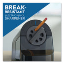 X-ACTO Model 1670 School Pro Classroom Electric Pencil Sharpener, AC-Powered, 4 x 7.5 x 7.5, Black/Gray/Smoke