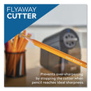 X-ACTO Model 1670 School Pro Classroom Electric Pencil Sharpener, AC-Powered, 4 x 7.5 x 7.5, Black/Gray/Smoke