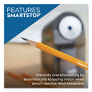 X-ACTO Model 1675 TeacherPro Classroom Electric Pencil Sharpener, AC-Powered, 4 x 7.5 x 8, Black/Silver/Smoke