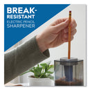 X-ACTO Model 1799 Powerhouse Office Electric Pencil Sharpener, AC-Powered, 3 x 3 x 7, Black/Silver/Smoke