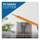 X-ACTO Model 1799 Powerhouse Office Electric Pencil Sharpener, AC-Powered, 3 x 3 x 7, Black/Silver/Smoke