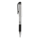 uniball 207 Impact Gel Pen, Stick, Bold 1 mm, Blue Ink, Black Barrel
