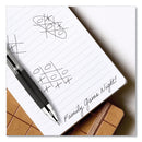 uniball 207 Signo Gel Ultra Micro Gel Pen, Retractable, Extra-Fine 0.38 mm, Black Ink, Smoke Barrel