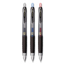 uniball 207 Signo Gel Ultra Micro Gel Pen, Retractable, Extra-Fine 0.38 mm, Black Ink, Smoke Barrel