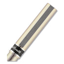 uniball Deluxe Roller Ball Pen, Stick, Fine 0.7 mm, Blue Ink, Champagne Barrel, Dozen