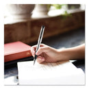 uniball 207 Impact Gel Pen, Stick, Bold 1 mm, Blue Ink, Black Barrel