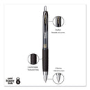 uniball 207 Signo Gel Ultra Micro Gel Pen, Retractable, Extra-Fine 0.38 mm, Black Ink, Smoke Barrel