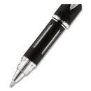 uniball Jetstream Stick Ballpoint Pen, Bold 1 mm, Blue Ink, Black Barrel