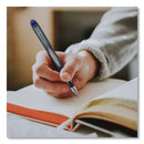 uniball Jetstream Stick Ballpoint Pen, Bold 1 mm, Blue Ink, Black Barrel