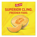 Glad ClingWrap Plastic Wrap, 200 Square Foot Roll, Clear