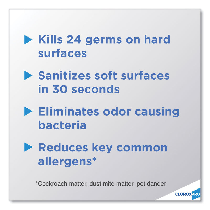 Clorox 4-in-One Disinfectant and Sanitizer, Citrus, 14 oz Aerosol Spray