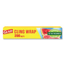 Glad ClingWrap Plastic Wrap, 200 Square Foot Roll, Clear