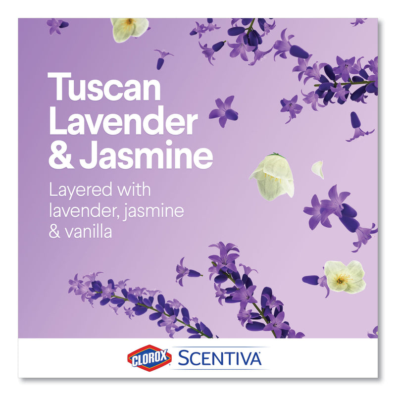 Clorox Scentiva Multi Surface Cleaner, Tuscan Lavender and Jasmine, 32oz, Spray Bottle