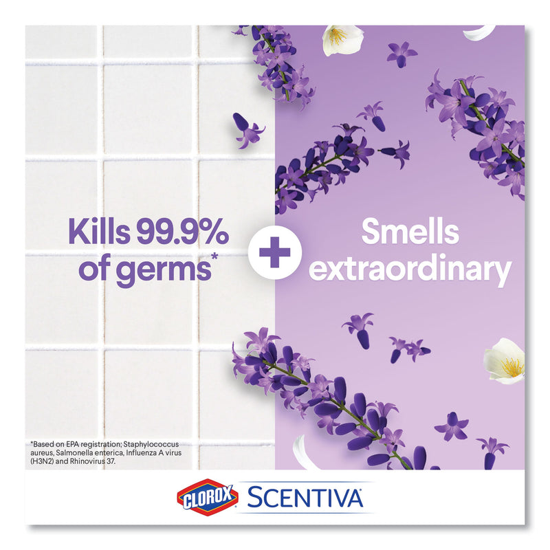 Clorox Scentiva Multi Surface Cleaner, Tuscan Lavender and Jasmine, 32oz, Spray Bottle