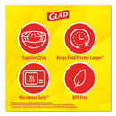 Glad ClingWrap Plastic Wrap, 200 Square Foot Roll, Clear