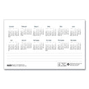 House of Doolittle Bar Harbor Recycled Desk Tent Monthly Calendar, Bar Harbor Artwork, 7 x 4.25, White/Blue/Gray Sheets, 2023