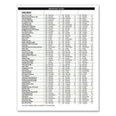 House of Doolittle Executive Series Four-Person Group Practice Daily Appointment Book, 11 x 8.5, Black Hard Cover, 12-Month (Jan to Dec): 2023