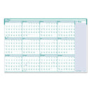House of Doolittle Express Track Recycled Reversible/Erasable Yearly Wall Calendar, 24 x 37, White/Teal Sheets, 12-Month (Jan to Dec): 2023