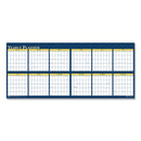 House of Doolittle Recycled Reversible Yearly Wall Planner, 60 x 26, White/Blue/Yellow Sheets, 12-Month (Jan to Dec): 2023