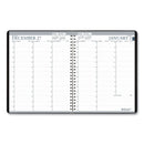 House of Doolittle Recycled Professional Weekly Planner, 15-Minute Appts, 11 x 8.5, Black Wirebound Soft Cover, 12-Month (Jan to Dec): 2023