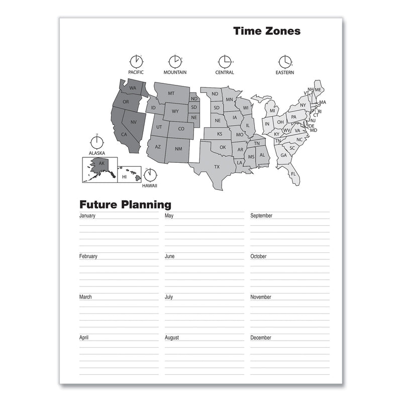 House of Doolittle Recycled Monthly 5-Year/62-Month Planner, 11 x 8.5, Black Cover, 62-Month (Dec to Jan): 2022 to 2028