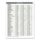 House of Doolittle Eight-Person Group Practice Daily Appointment Book, 11 x 8.5, Black Cover, 12-Month (Jan to Dec): 2023