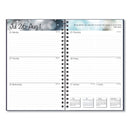 House of Doolittle Recycled Academic Weekly/Monthly Appointment Planner, 8 x 5, Black Cover, 13-Month (Aug to Aug): 2022 to 2023