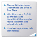 Clorox Disinfecting Bio Stain and Odor Remover, Fragranced, 128 oz Refill Bottle, 4/CT