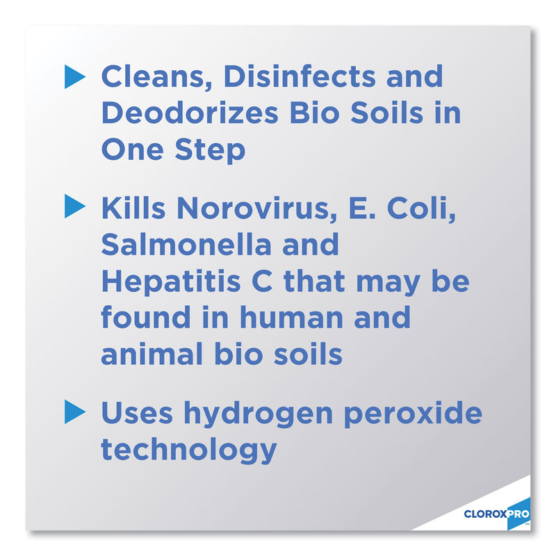 Clorox Disinfecting Bio Stain and Odor Remover, Fragranced, 128 oz Refill Bottle