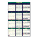 House of Doolittle Four Seasons Business/Academic Recycled Wall Calendar, 24 x 37, 12-Month (July-June): 2022-2023, 12-Month (Jan to Dec): 2023