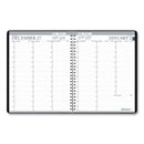 House of Doolittle Recycled Professional Weekly Planner, 15-Minute Appts, 11 x 8.5, Black Wirebound Soft Cover, 24-Month (Jan-Dec): 2023-2024