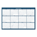 House of Doolittle Recycled Poster Style Reversible/Erasable Yearly Wall Calendar, 32 x 48, White/Blue/Gray Sheets, 12-Month (Jan to Dec): 2023