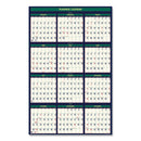 House of Doolittle Four Season Erasable Business/Academic Recycled Wall Calendar, 24 x 37, 12-Month(July-June):2022-2023, 12-Month(Jan-Dec):2023