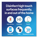 Clorox Disinfecting Wipes, 7 x 7.75, Crisp Lemon, 75/Canister, 6 Canisters/Carton