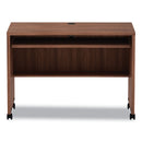 Alera Valencia Series Mobile Workstation Desk, 41.38" x 23.63" x 30", Modern Walnut