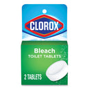 Clorox Automatic Toilet Bowl Cleaner, 3.5 oz Tablet, 2/Pack