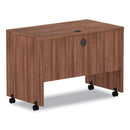 Alera Valencia Series Mobile Workstation Desk, 41.38" x 23.63" x 30", Modern Walnut
