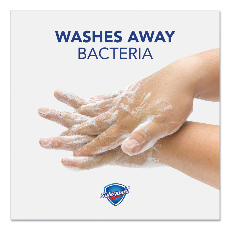 Safeguard Antibacterial Liquid Hand Soap, Fresh Clean Scent, 10.1 oz Pump Bottle, 4/Carton