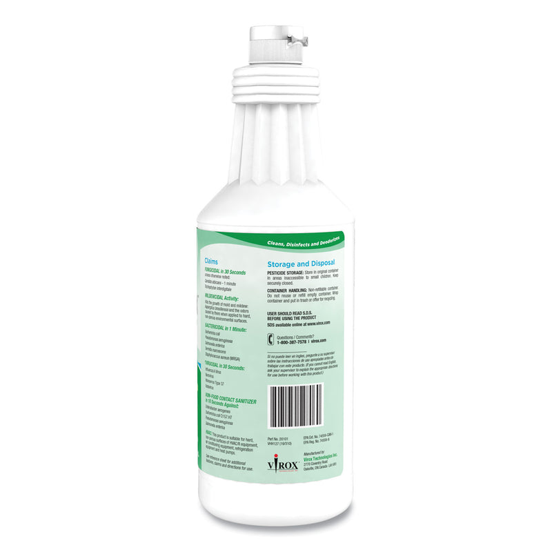 Diversey Restorox One Step Disinfectant Cleaner and Deodorizer, 32 oz Bottle, 12/Carton