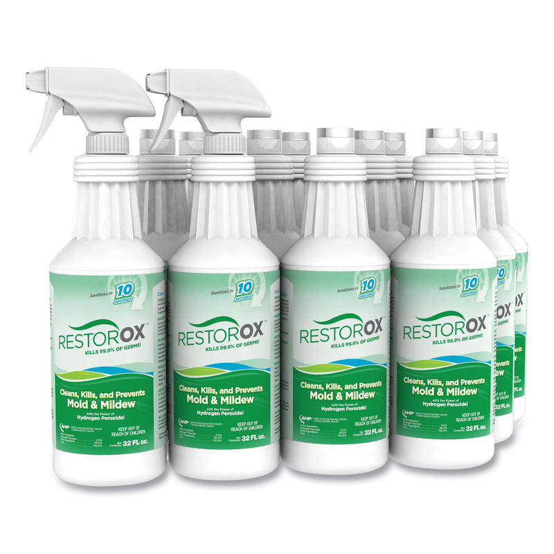 Diversey Restorox One Step Disinfectant Cleaner and Deodorizer, 32 oz Bottle, 12/Carton