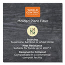 World Centric Fiber Cup Carriers, 8 oz to 22 oz Cups, Four Cups, Natural, 600/Carton