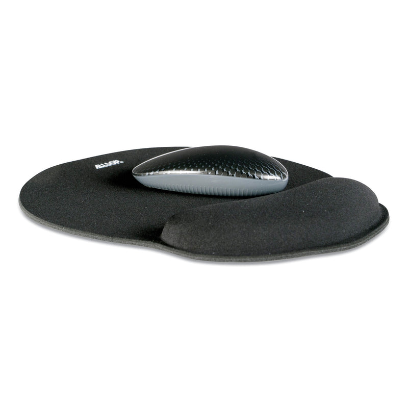 Allsop MousePad Pro Memory Foam Mouse Pad with Wrist Rest, 9 x 10, Black