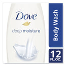Diversey Dove Body Wash Deep Moisture, 12 oz Bottle, 6/Carton