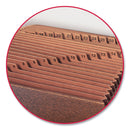 Smead TUFF Expanding Open-Top Stadium File, 31 Sections, 1/31-Cut Tabs, Legal Size, Redrope