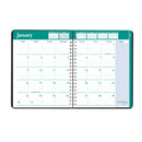 House of Doolittle Express Track Recycled Weekly Appointment Book/Monthly Planner, 11 x 8.5, Black Cover, 13-Month (Jan to Jan): 2023 to 2024