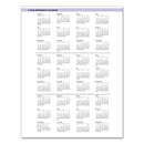 House of Doolittle Recycled Wild Flower Weekly/Monthly Planner, Wild Flowers Artwork, 9 x 7, Gray/White/Purple Cover, 12-Month (Jan-Dec): 2023