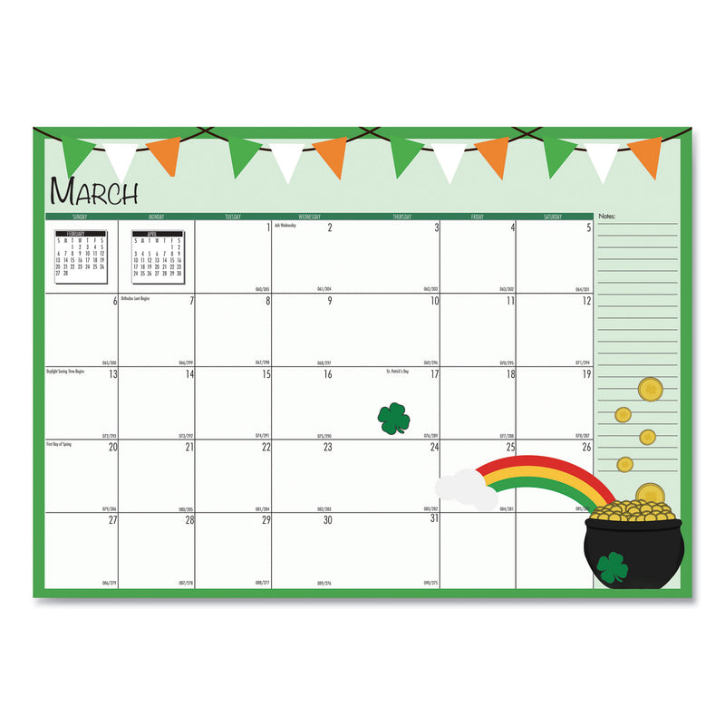 House of Doolittle Seasonal Monthly Planner, Seasonal Artwork, 10 x 7, Light Blue Cover, 12-Month (July to June): 2022 to 2023